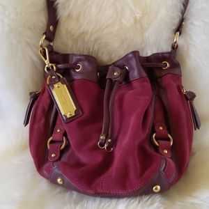 Tignanello Fuschia Basket Purse